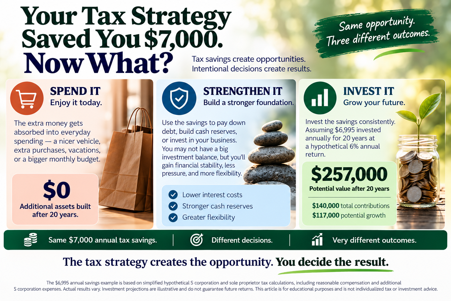 Your Tax Strategy Saved You $7,000. Now What?